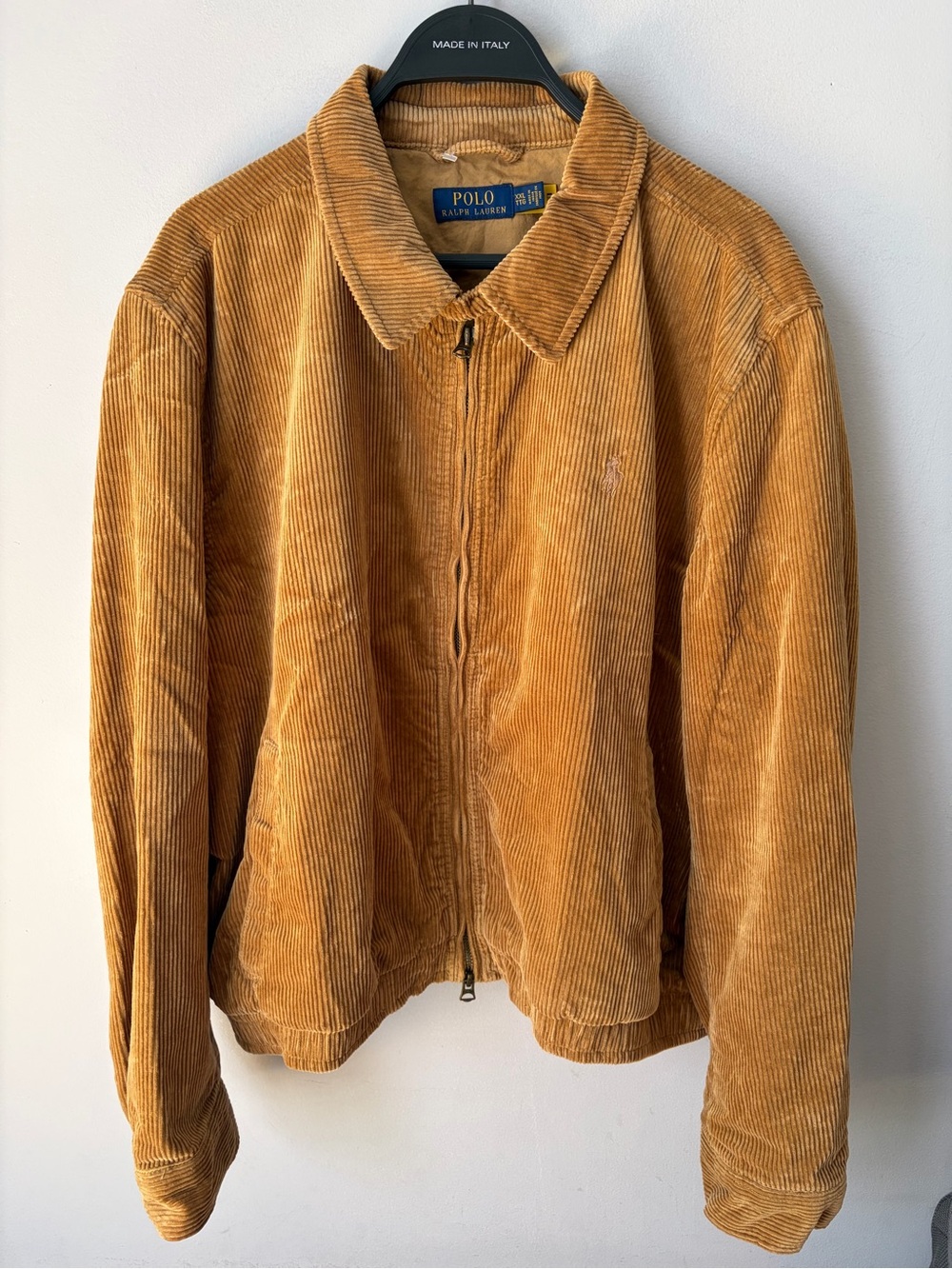 Polo Ralph Lauren Corduroy Brown Jacket Bomber Lined